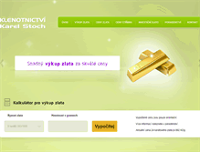 Tablet Screenshot of ceny-zlata.com